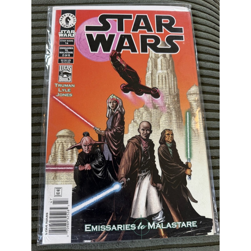 Dark Horse Star Wars 14 Emissaries to Malastare Part 2 2000 Jedi Council Comic